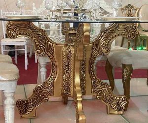 میز رزین طرح 4 شاخه