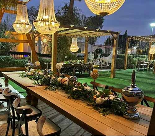 میز مهمان روستیک